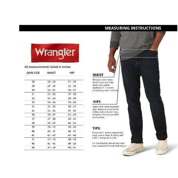 Wrangler Straight Fit Jeans Men's Size 29x30Premium Quality Blue Jeans Dark - Picture 6 of 10